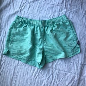 Patagonia Barely Baggies Blue Green Size Small